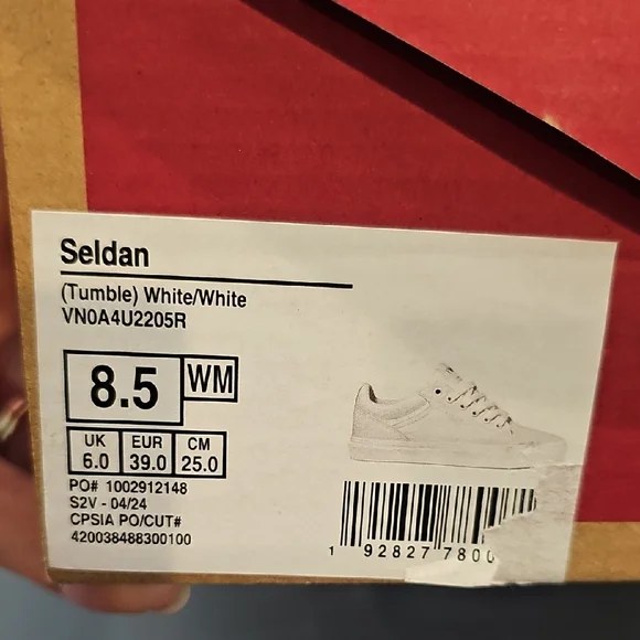 Vans White Women's Sneakers - Picture 2 of 5